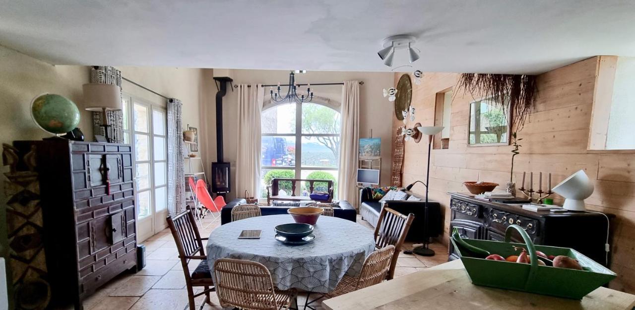 Maison De Plain Pied Pour 4 Pers Piscine Lussan Lussan  Екстериор снимка